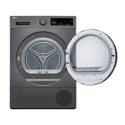 LG Heat Pump Dryer, 8kg, Dark Silver RH80T2SP7RM