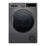 LG Dryer 8kg in Silver - front view