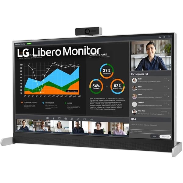 LG Monitor 27" - side view