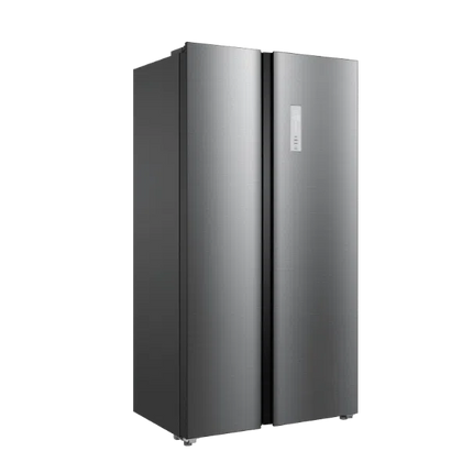 TCL P635SBSN side by side refrigerator - angled view, opposite side