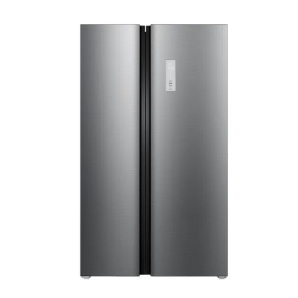 TCL P635SBSN side by side refrigerator, stainless - front
