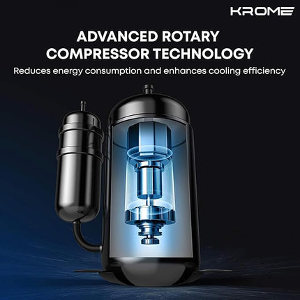 KROME 2.5 Ton Split Air Conditioner White – KR-AR30MT3-BH