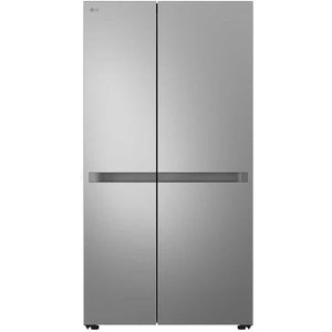 LG Side by Side Refrigerator in Silver GR-B267KLJW - front view