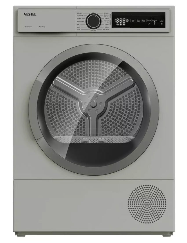 Vestel 10.0KG Front Load Condenser Dryer Silver TDC10SGT2TDS
