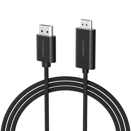CHOETECH XDH01 DisplayPort to HDMI braided cable 2m