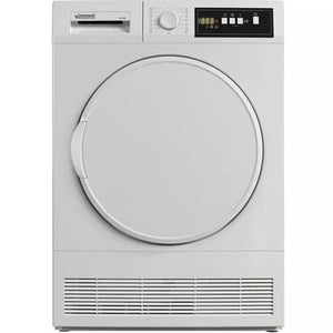 vincenti Dryer 10kg in White - front view