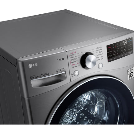 إل جي 8KG F15L9DGD غسالة 15 كجم / مجففة 8 كجم