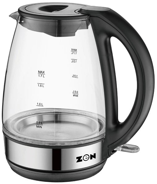 زين ZKT917GK غلاية ماء زجاجية 1.7 لتر