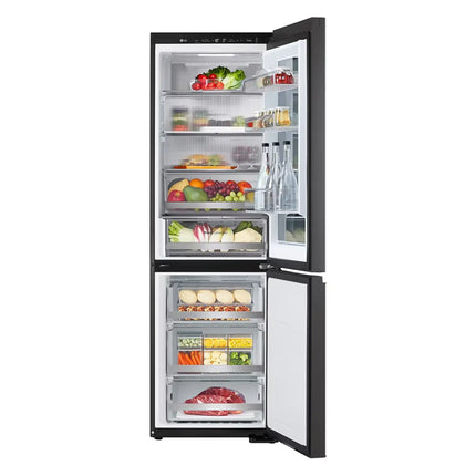 LG 349L Bottom Freezer, Inverter Compressor, Beige/Black, GR-V479QGKW