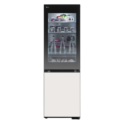 LG 349L Bottom Freezer, Inverter Compressor, Beige/Black, GR-V479QGKW