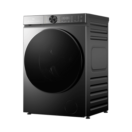 TCL C512FLG Super Drum C5 front load washer 12kg - angled front