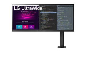 LG 34" UltraWide QHD IPS HDR Monitor with Ergo Stand, 34WN780-B