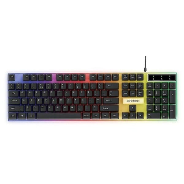 Endefo Keyboard in Red - front view