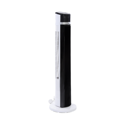 Midea MFZ-100R0BPK tower fan - angled with air intake
