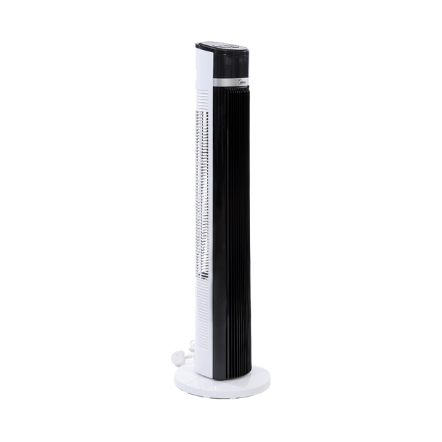 Midea MFZ-100R0BPK tower fan - angled with air intake