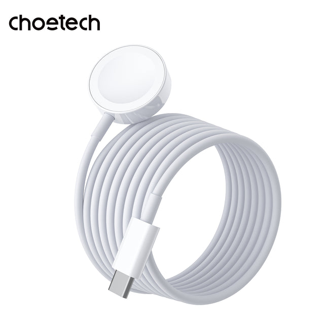 CHOETECH T400 magnetic Apple Watch charging cable with USB-C