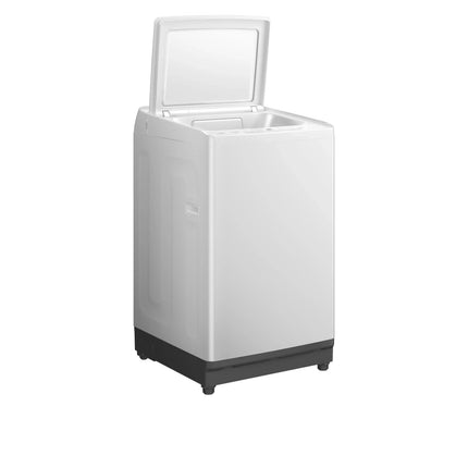 TCL F408TLW top load washer - lid raised