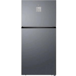 TCL P787TMIN top mount refrigerator, Inox - front