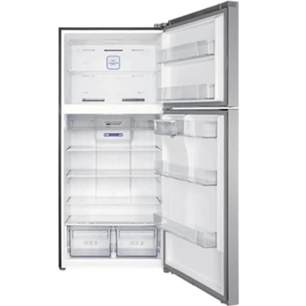 TCL P787TMIN top mount refrigerator - doors open