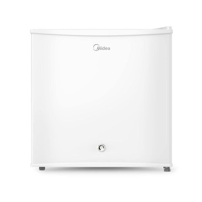 Midea MDRD86FGE01 86L single door refrigerator, White - front