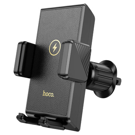 Hoco HW21 air outlet car holder with wireless fast charging