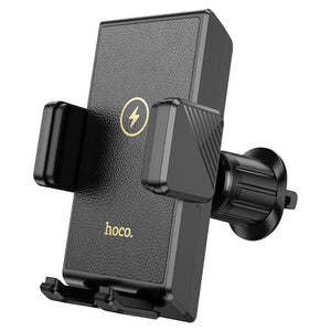 Hoco HW21 air outlet car holder with wireless fast charging