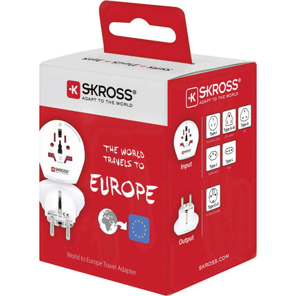 SKROSS 1.500211-E TRAVEL ADAPTER CA W TO EU