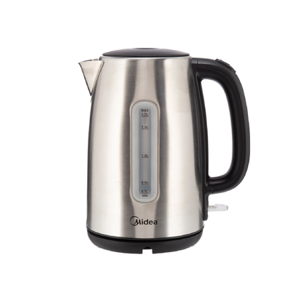 Midea stainless steel kettle 1.7L with water-level gauge