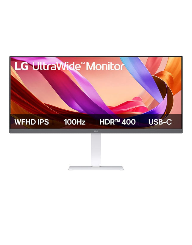 LG 34" UltraWide WFHD IPS Monitor 100Hz, HDR 400, USB-C, White, 34U530A-W - view 2