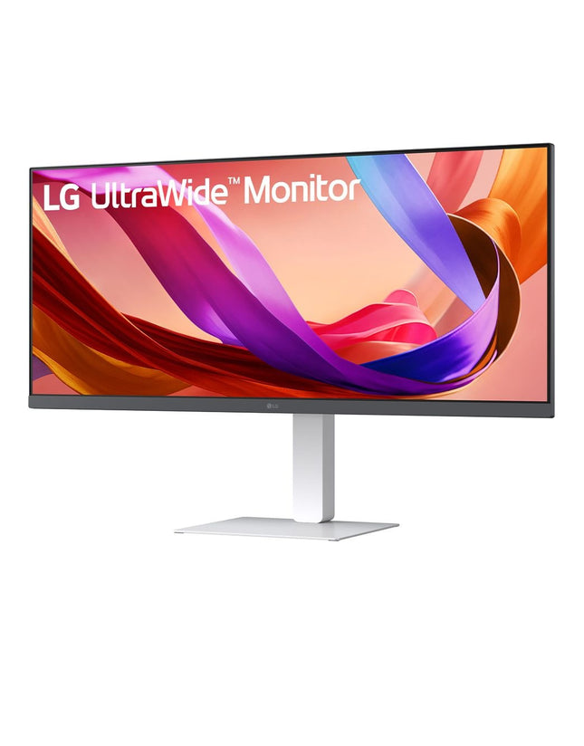 LG 34" UltraWide WFHD IPS Monitor 100Hz, HDR 400, USB-C, White, 34U530A-W