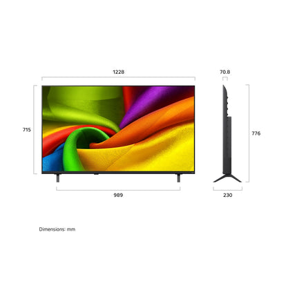 LG 55" NANO 4K UHD AI NU85 Smart TV (2026 Model), 55NU850B6LA - view 2