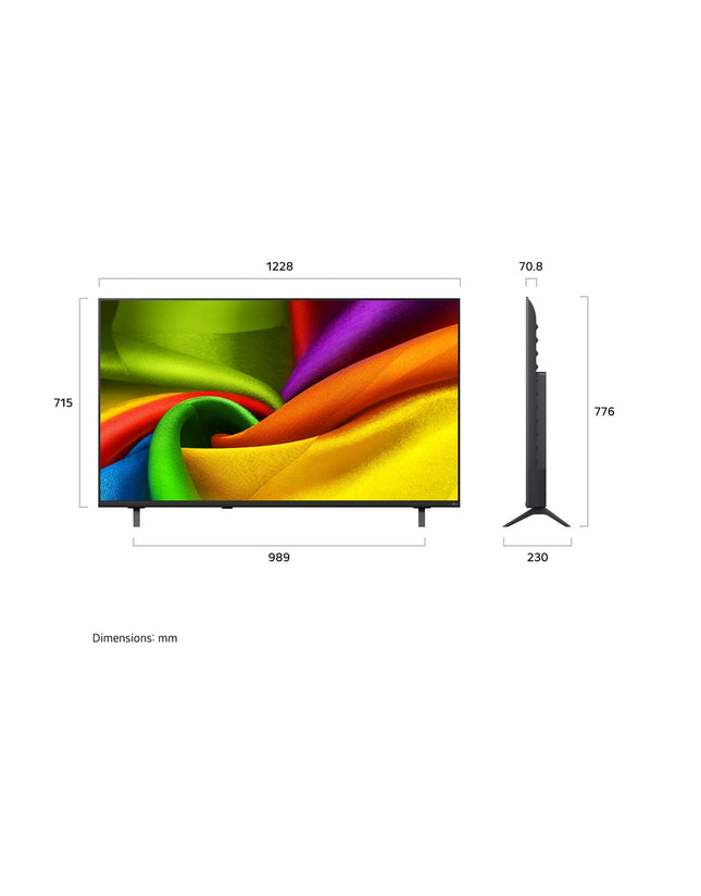 LG 55" NANO 4K UHD AI NU85 Smart TV (2026 Model), 55NU850B6LA - view 2
