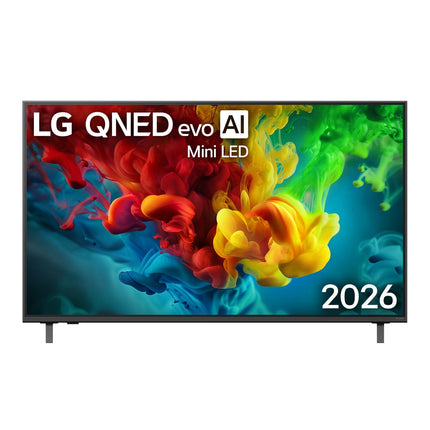 LG 55" QNED evo AI Mini LED 4K Smart TV, 144Hz VRR (2026 Model), 55QNED84B6T