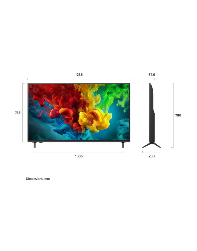 LG 55" QNED evo AI Mini LED 4K Smart TV, 144Hz VRR (2026 Model), 55QNED84B6T - view 2