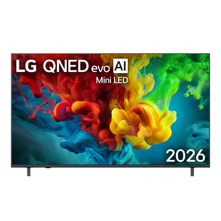 LG 65" QNED evo AI Mini LED 4K Smart TV, 144Hz VRR (2026 Model), 65QNED84B6T