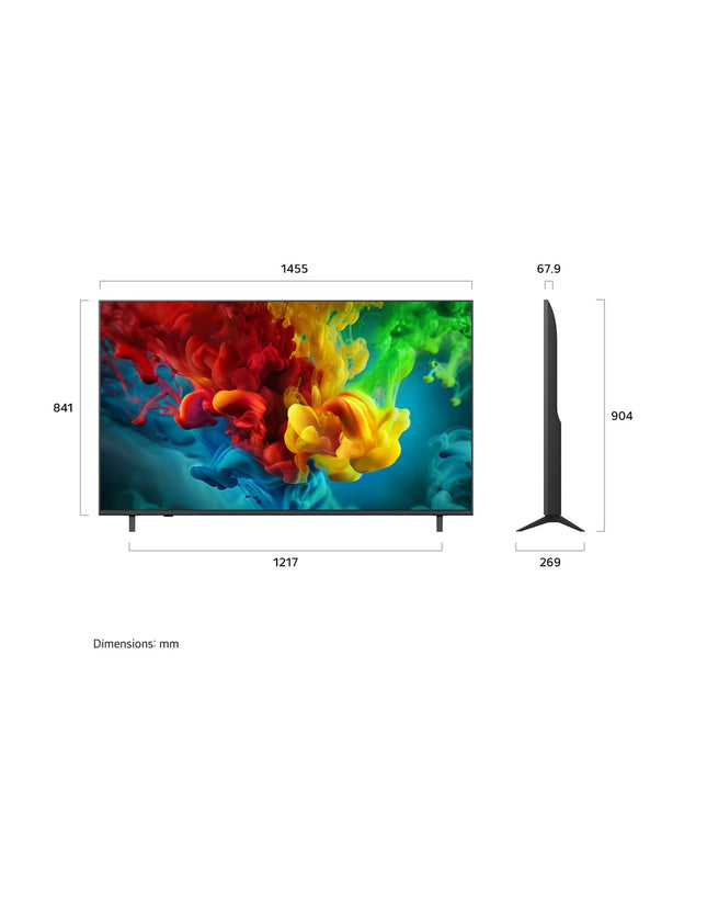LG 65" QNED evo AI Mini LED 4K Smart TV, 144Hz VRR (2026 Model), 65QNED84B6T - view 2
