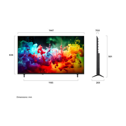 LG 65" QNED AI Mini LED QNED70 4K Smart TV (2026 Model), 65QNED70B6T - view 2