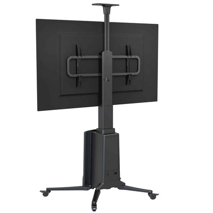 NB TW85 motorized mobile TV cart for 55 to 85 inch TVs