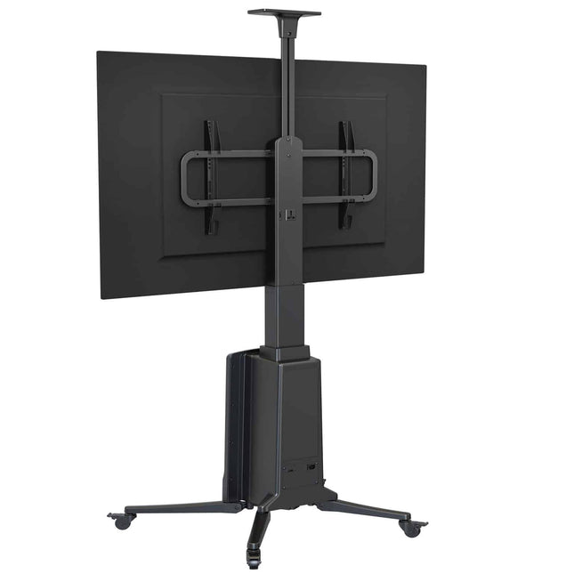 NB TW85 motorized mobile TV cart for 55 to 85 inch TVs