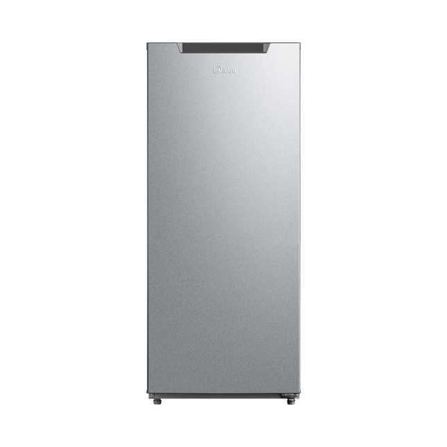 Midea MDRD268FEE50AE single door refrigerator, Crystal Silver - front
