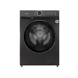 Midea MF200D80WB/T washer dryer, Titanium - front