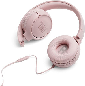 JBL Headphones in Red T500PIK - front view