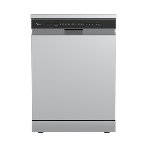 Midea 13 Place Setting Freestanding Dishwasher, 8 Programs, Silver, WQP13-W5233C-S