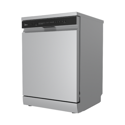 Midea 13 Place Setting Freestanding Dishwasher, 8 Programs, Silver, WQP13-W5233C-S - view 3
